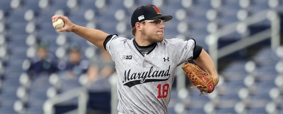 Maryland right-hander Mike Shawaryn struck out 16 batters in Maryland's 5-3 win over Indiana. (UMTerps.com)
